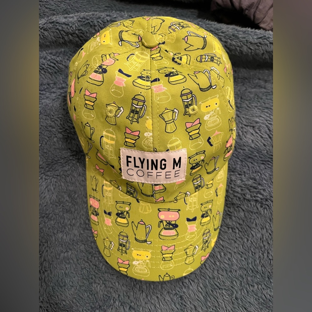 Flying M Coffee Green Patterned Cap - Picture 3 of 4